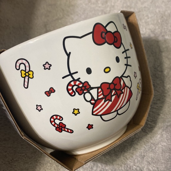 🎄Helloo Kitty Bowl with chop sticks🎄 - Picture 3 of 5
